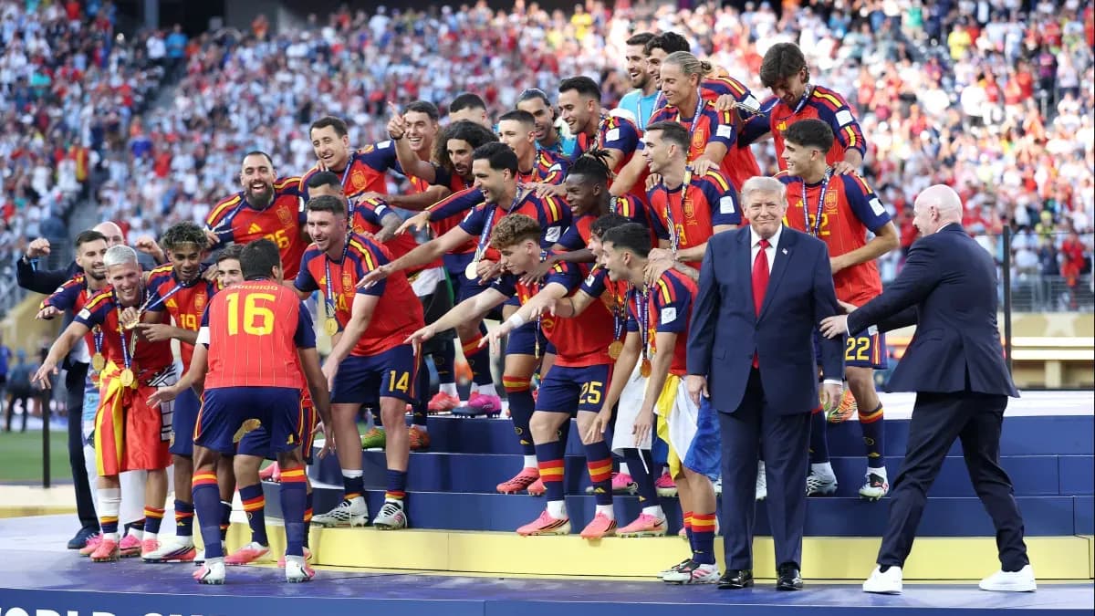 Spain Omits Donald Trump From World Cup Celebration Photos Spain Omits Donald Trump From World Cup Celebration Photos