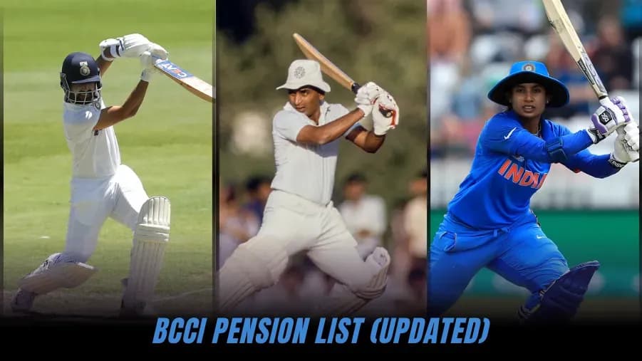 BCCI Pension List 2025: Monthly Payments to Retired Indian Cricketers BCCI Pension List 2025: Monthly Payments to Retired Indian Cricketers
