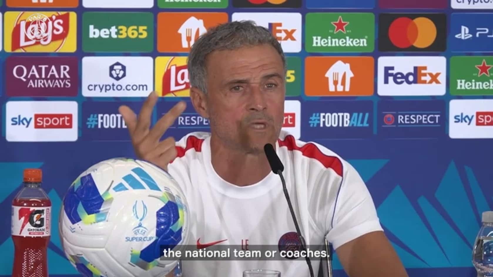 Luis Enrique Expresses Pride in Spanish Football Ahead of Super Cup Clash Luis Enrique Expresses Pride in Spanish Football Ahead of Super Cup Clash