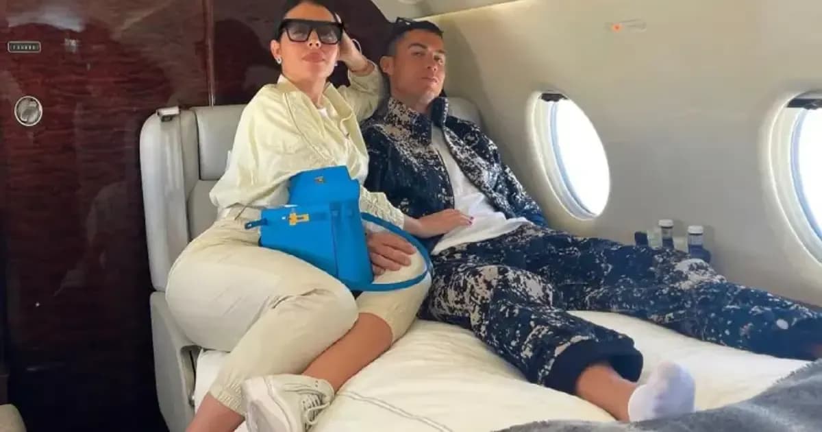 Georgina Rodríguez Leaves Her Mark on Cristiano Ronaldo's ₦96 Billion Private Jet After Wedding Georgina Rodríguez Leaves Her Mark on Cristiano Ronaldo's ₦96 Billion Private Jet After Wedding