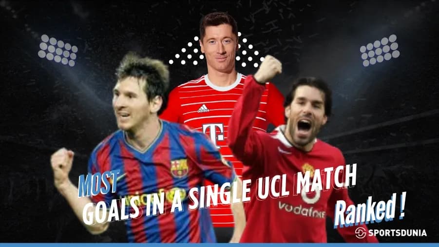 Top Players With Most Goals Scored in a Single Champions League Match Top Players With Most Goals Scored in a Single Champions League Match